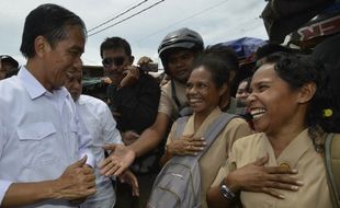 FOTO PEMILU 2014 : Kampanye Jokowi di Jayapura