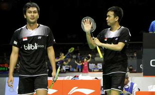 SINGAPORE OPEN SUPER SERIES 2014 : Ahsan/Hendra Menangkan Pertandingan Pertama