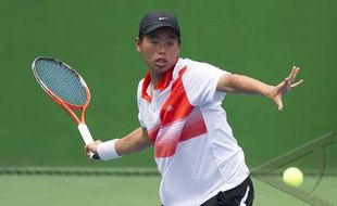 DAVIS CUP 2014 : David Agung Tumbang, Indonesia VS Hong Kong Sama Kuat