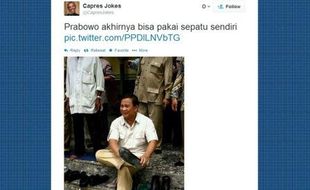 TRENDING TOPIC : “Prabowo Akhirnya Bisa Pakai Sepatu Sendiri”