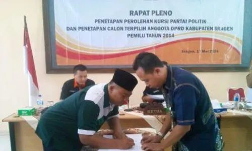 HASIL PEMILU SRAGEN : Tak Ada Caleg Terpilih Penuhi BPP