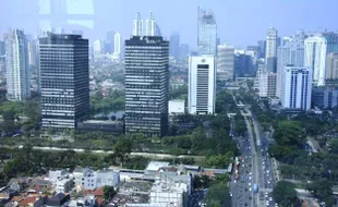 FOTO GEDUNG PERKANTORAN JAKARTA : Kenaikan Harga Sewa Ruang Jakarta Tertinggi