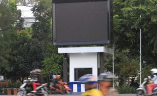 PENATAAN REKLAME : Polresta Solo Keberatan dengan Penempatan 2 Videotron