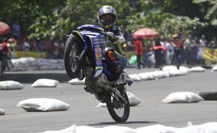 FOTO KEJURNAS MOTOPRIX : Pembalap Solo Jawara