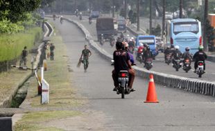 PORTAL DEPAN KOPASSUS : Penutupan Jalur Lambat Kandangmenjangan Hanya Sementara