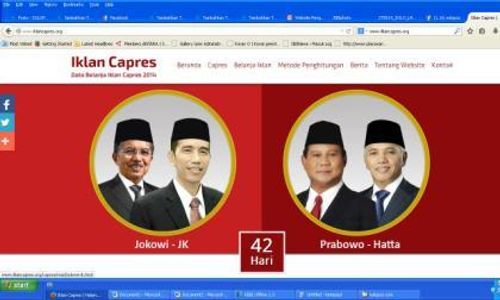 PILPRES 2014 : Website Pengawasan Iklan Kampanye Diluncurkan