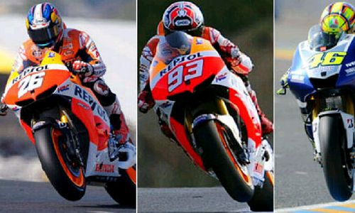 FREE PRACTICE I MOTOGP PRANCIS 2014 : Marquez Tercepat, Disusul Pedrosa dan Rossi