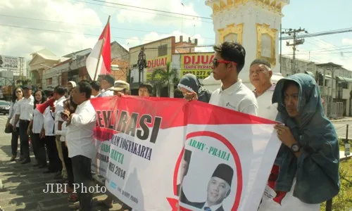 PILPRES 2014 : Aliansi Rakyat Mataram Yogyakarta Dukung Prabowo-Hatta