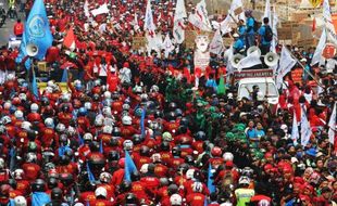 Hari Buruh 2017, Ini Lokasi yang Diawasi Kepolisian