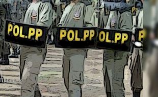 AKSI APARAT SUKOHARJO : Satpol PP Dinilai Lampaui Kewenangan