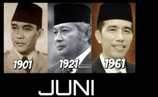 JOKOWI ULANG TAHUN : Bulan dan Tahun Lahir Jokowi Mirip Soekarno dan Soeharto, Pertanda Apa?