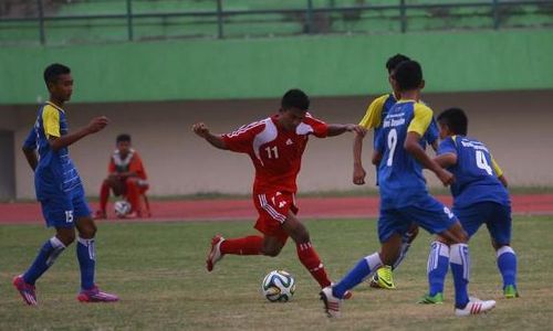 FOTO ASIAN SCHOOLS FOOTBALL : Timnas U-18 Indonesia Tundukkan Brunei 2-0