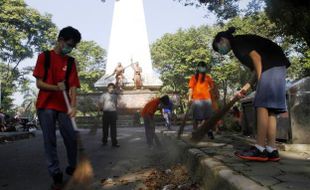 Banyak Genangan di Taman Monjari Solo, Begini Penjelasannya