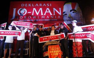 FOTO JOKOWI CAPRES : Jo-Man Dideklarasikan di Solo