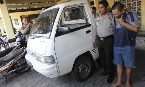 FOTO PENCURIAN SOLO : Pencuri Suzuki Futura Ditangkap Polisi