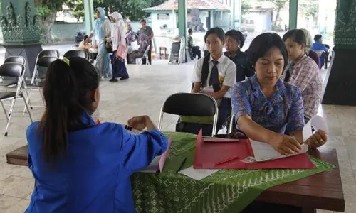 FOTO PPDB 2014 : Peminat SMK Tahun Ini Meningkat Signifikan