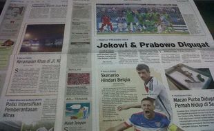 SOLOPOS HARI INI : Jokowi & Prabowo Digugat hingga Prediksi Jerman vs Amerika Serikat