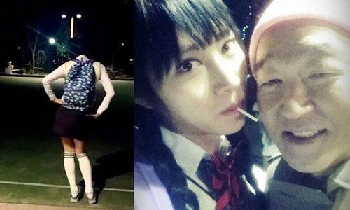 K-POP : Lucunya Heechul Suju Berperan Anak Perempuan di Drama Terbarunya