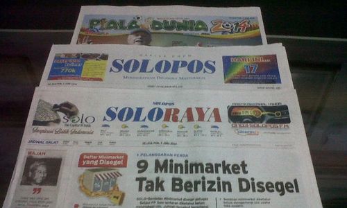 SOLOPOS HARI INI : Soloraya Hari Ini: 9 Minimarket Disegel, Mobilisasi PNS Wonogiri hingga Duta Wisata Sukoharjo