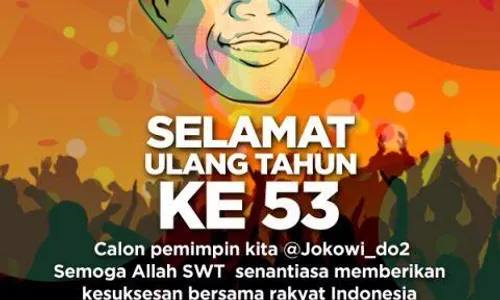 JOKOWI ULANG TAHUN : Seniman Bandung Beri Kado 53 Lukisan di Ultah Jokowi