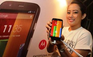 FOTO SMARTPHONE TERBARU : Motorola Tawarkan Moto G di Jakarta