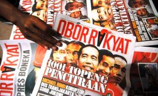 KAMPANYE HITAM CAPRES : Jokowi Diperiksa Soal Tabloid Obor Rakyat Besok