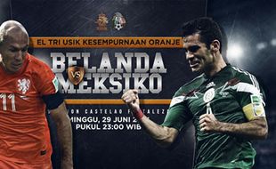 BABAK 16 BESAR BELANDA VS MEKSIKO : Pertarungan Dua Kekuatan dengan Skema Strategi Sama