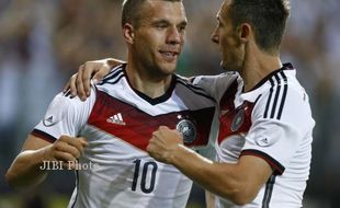 CEDERA PEMAIN : Jerman Tak Bisa Diperkuat Podolski