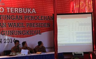 HASIL PILPRES 2014 : Jokowi-JK Unggul Di Gunungkidul