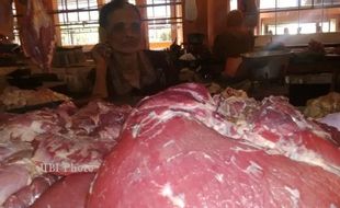 HARGA DAGING SAPI : Pedagang Enggan Berjualan, Ini Penyebabnya