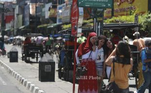 LEBARAN 2014 : Malioboro Sepi Hari Pertama Lebaran