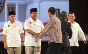 PILPRES 2014 : LSI: Kali Pertama, Elektabilitas Prabowo-Hatta dan Jokowi-JK Melebar