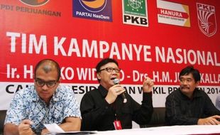 FOTO HASIL PILPRES 2014 : Tim Jokowi-JK Klaim Unggul 8 Juta Suara