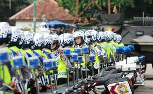 FOTO LEBARAN 2014 : Operasi Ketupat Progo Juga Amankan Pilpres