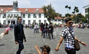 FOTO LIBUR LEBARAN 2014 : Wisata Lebaran di Kota Tua Jakarta