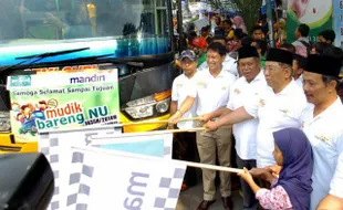 FOTO MUDIK LEBARAN : 1.550 Warga Mudik Bersama NU-Bank Mandiri