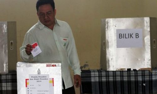 FOTO PILPRES 2014 : Sebagian Warga Bantul Pencoblosan Ulang 