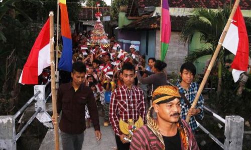 FOTO PILPRES 2014 : Kirab Kenduri Rakyat demi Kompaknya Warga