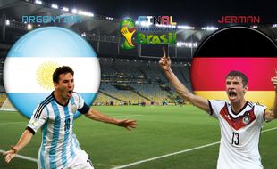 PREDIKSI JERMAN VS ARGENTINA : Ini Perbandingan Kekuatan Kedua Tim