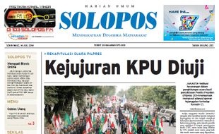 SOLOPOS HARI INI: Kejujuran KPU Diuji, Muslim Soloraya Kecam Israel hingga Kegiatan Jokowi di Solo 