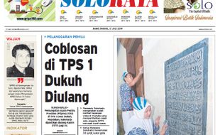 SOLOPOS HARI INI : Soloraya Hari Ini: Coblosan 1 TPS di Sukoharjo Diulang hingga Penyandang Disabilitas Tuntut Bantuan Usaha