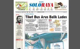 SOLOPOS HARI INI : Soloraya Hari Ini: Garebek Syawal, Tiket Bus Habis hingga Kuliner Khas Solo