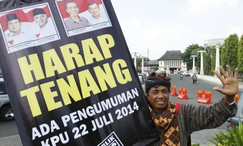 HASIL PILPRES 2014 : Rekapitulasi Suara Nasional : Rekap KPU 25 Provinsi, Jokowi Unggul