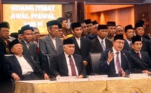 HASIL SIDANG ISBAT : Dimulai 17.00 WIB, Penetapan 1 Syawal Diumumkan Setelah Magrib