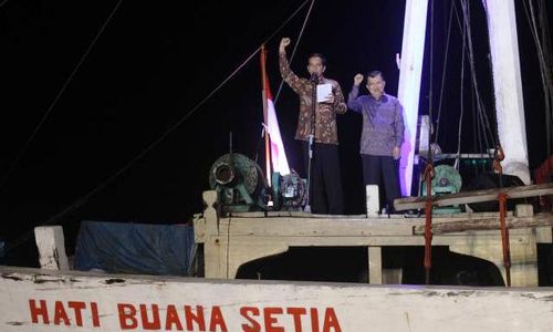 JOKOWI PRESIDEN TERPILIH : Ini Pidato Kemenangan Jokowi di Kapal Pinisi