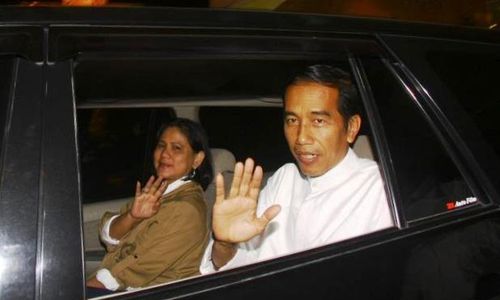 JOKOWI PULANG KAMPUNG : Jokowi Bernostalgia Saat Jadi Wali Kota di Pasar Notoharjo