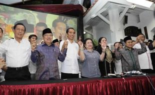 PELANTIKAN JOKOWI-JK : Pimpinan MPR Temui Megawati, Wartawan Tak Boleh Masuk