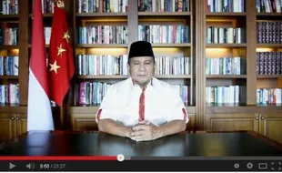 HASIL PILPRES 2014 : Pidato di Youtube, Prabowo Sebut Pilpres Tidak Sah dan Gagal