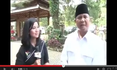 PILPRES 2014 : Ini Rekaman Prabowo Marah-Marah ke Reporter TV