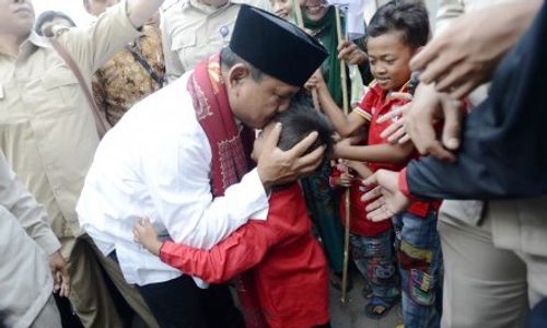 MASA TENANG PILPRES 2014 : Prabowo Buka Puasa Bersama Buruh di Jababeka